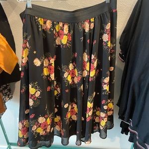 Torrid Floral Skirt 3X/4X